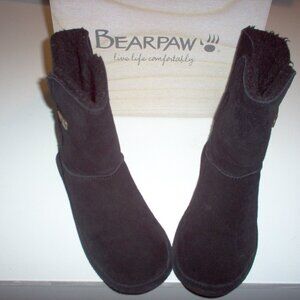 BEARPAW BOOTIES, PRE-OWNED
